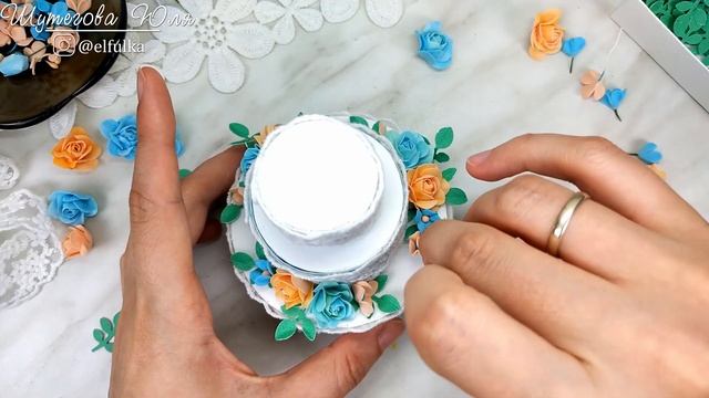Декор тортика из бумаги/Бумажный торт коробочка своими руками/ Закулисье 32.2/Paper cake box