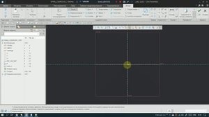 PTC Creo. Урок. Спираль винтовая с произвольным профилем.