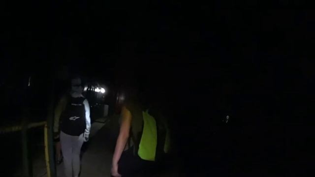 Ночной поход к Монаховой пещере и водопаду. Гуамское ущелье. Часть 1.
