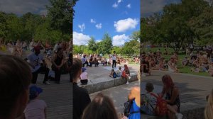 Tanzen im Mauerpark #sommer #walk #berlin #kultur #spaß #atmosphere #park #breakdance