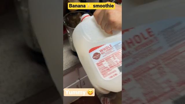 Banana smoooothie…