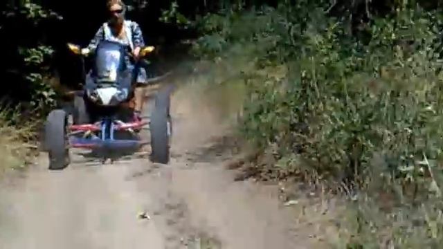 Пробный заезд на квадроскутере смотреть онлайн