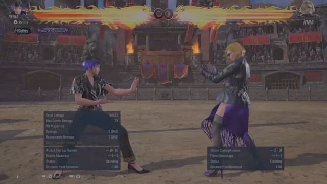 Optimal Combo Route with Reina TEKKEN 8 смотреть онлайн