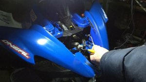 Установка чеки безопасности на квадроцикл Motoland 250s