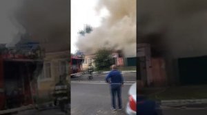 Пожар в Егорьевске (05.08.21)