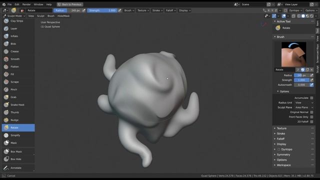 SCULPT - Blender 2.80 Fundamentals