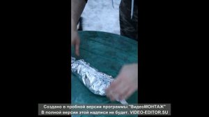 Свинина с картошкой , на мангале ( в фольге)