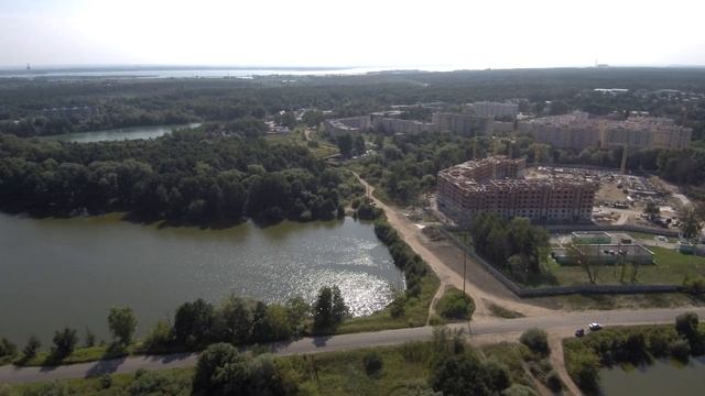 ЖК Новый Город, улица Новгородская Калининград, обзор с воздуха, продажа квартир +7(4012)902-572