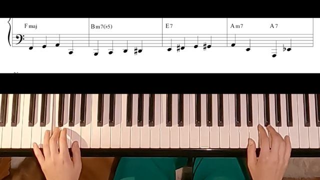 Fly Me to the Moon Left Hand Bass Walking Practice - Sangah Noona смотреть онлайн