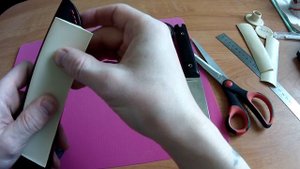 Делаем пластиковый вкладыш в кожаные ножны.