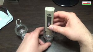 Тест воды TDS метром