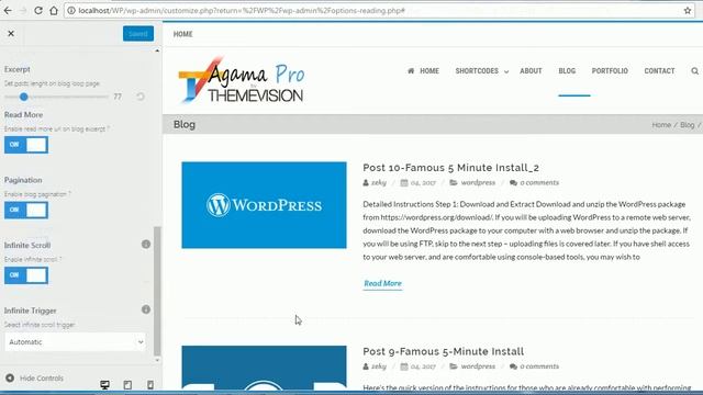 Agama Pro - Setup a Blog Infinite Scroll смотреть онлайн
