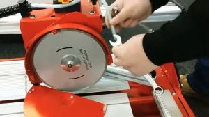 Установка системы подачи воды на плиткорез FORTEZZO DTS250 1200