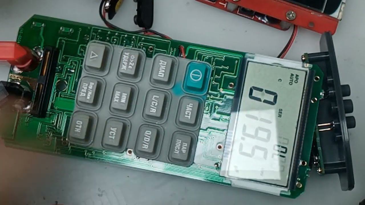 ремонт измерителя RLC E7-22, ошибка FUSE смотреть онлайн