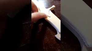 Как сделать меч из дерева