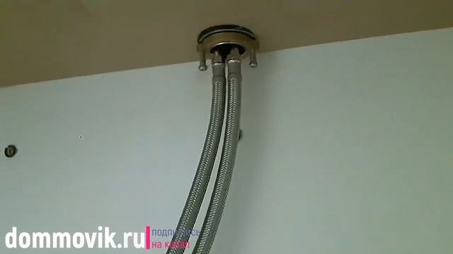 Установка смесителя в ванной на раковину