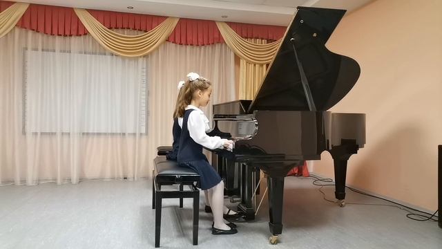 Мясникова Мария, Мясникова Анастасия, 9 лет, М. Степаненко «Мелодия», П. Чайковский «Мазурка». смотреть онлайн