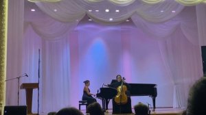 М.Мошковский- "Гитара" op.45 n.2.  Для виолончели и фортепиано. Концерт к юбилею Н.С.Щербакова