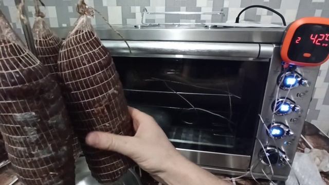 ?Мясные #деликатесы из лося. Лосятина копчено-вареная. Рецепт. Домашнее #копчение. мясо в #сувиде.