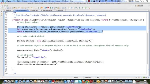 Managing Request State for an JAVA MVC application смотреть онлайн