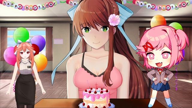 ДЕНЬ РОЖДЕНИЕ DOKI DOKI LITERATURE CLUB! ПРАЗДНИЧНОЕ ВИДЕО.HAPPY BIRTHDAY DOKI DOKI LITERATURE CLUB смотреть онлайн