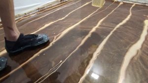 Эксклюзивые полы своими руками. Эпоксидная смола для пола. Набор №39. Простой способ нанесения.