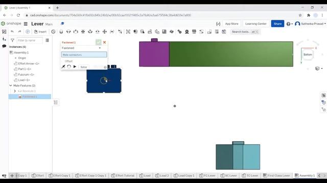Levers Using OnShape (Part 6): Assembly Second Class Lever смотреть онлайн