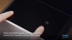 Beko | How to use the self-cleaning and calc cleaning function on Espresso Machine? - CEG 5311 X