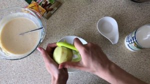 ЯБЛОЧНЫЕ ОЛАДЬИ НА МОЛОКЕ// APPLE PANCAKES recipe