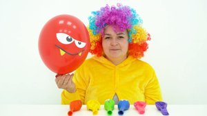 Воздушные шарики Красный цвет где же ты учим цвета Детские песенки