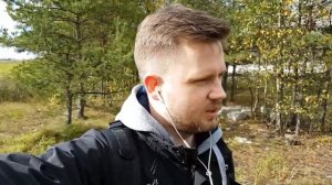 Разрушенный финский вокзал в Ленинградской области.