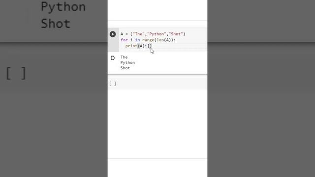 How to iterate through a Tuple in Python #pythonshot #shortvideo #python3 #pythonprogramming #code