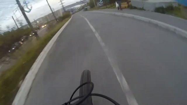 Тестирую вилку Suntour Aion.Urban freeride,street. смотреть онлайн