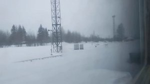 Отправление от станции Сыктывкар на фирменном поезде Сыктывкар - Москва