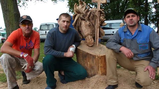 Скульптури із дерева на #Княжий 2018