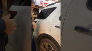 Удаление вмятины холодным клеем???