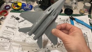 1/72 Zvezda Mig-29 SMT - building a nice kit for a break :) Marmatian new fighter to rival the F-16