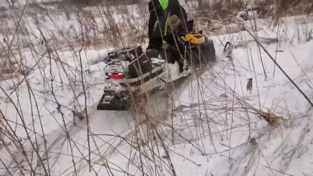 Снегоходы.Серебрянные Пруды-Осаново.BRP Tundra, LYNX LX600ACE смотреть онлайн