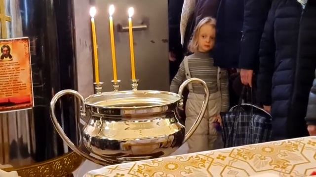 Великое освящение воды 2022 в нашем храме смотреть онлайн
