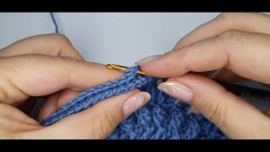 Master Class. Crochet carpet 16 row/Мастер-класс. Ковёр крючком 16 ряд/Usta sınıfı. Tığ halısı 16