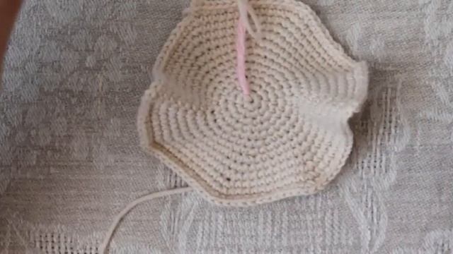 Шляпка-панамка с ушками крючком МК