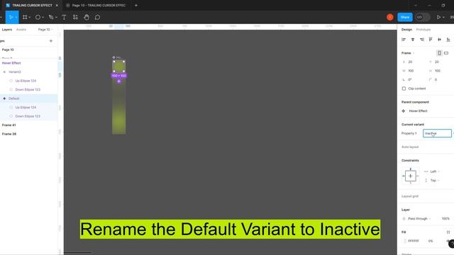 TRAILING CURSOR EFFECT IN FIGMA смотреть онлайн