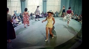 ? Fashion show of ball gowns and women's swimwear ?