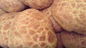 Постные лепешки на рассоле с корицей и сахаром