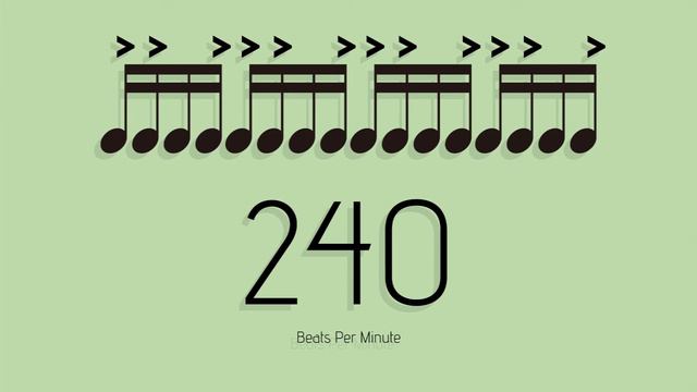 BPM = 240　メトロノーム - metronome - 16分 アクセント3-2 смотреть онлайн