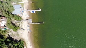 Novosibirsk 4k drone Новосибирск с высоты птичьего полета, Обское море, Боровое