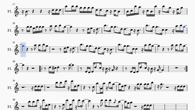 Partitura 4 Non Blondes - What's Up Flauta Dulce смотреть онлайн