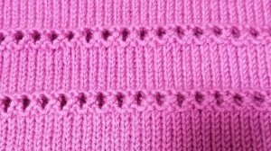 Узор горизонтальный ажур