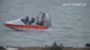 Аэролодка на волнах