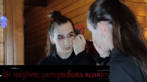 Макияж вампира за 10 шагов! #goth #vampire #gothgothgoth